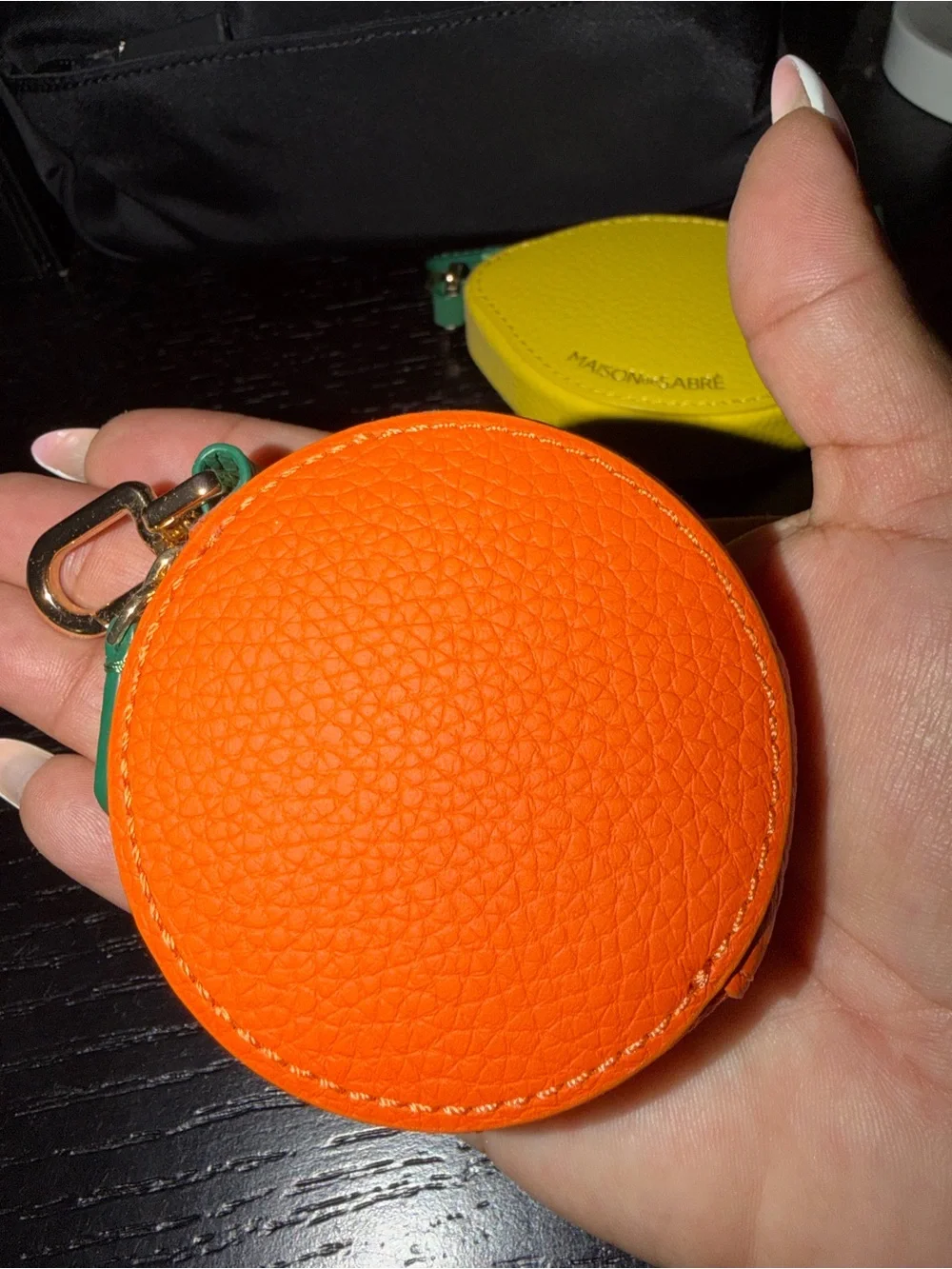 Maison de Sabre Orange Coin Purse
